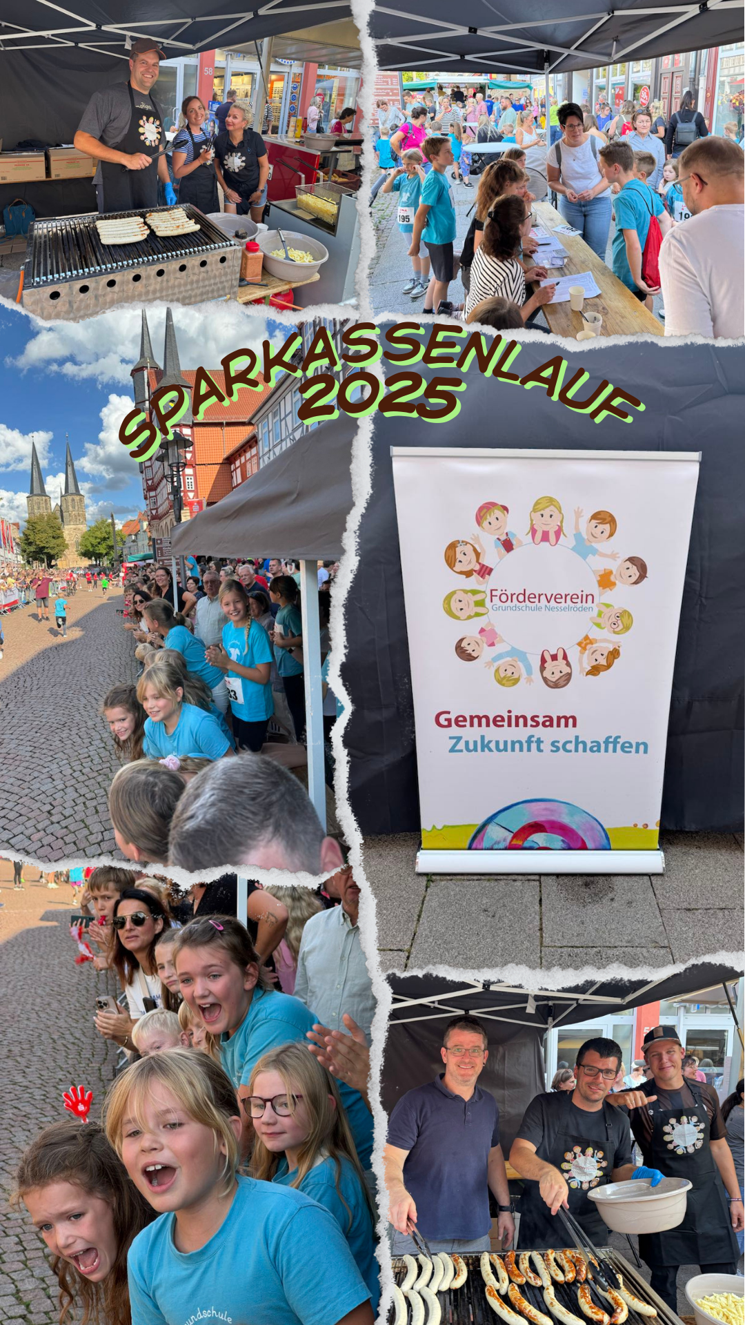 6 Sport Collage Zerrissen Papier Instagram Story