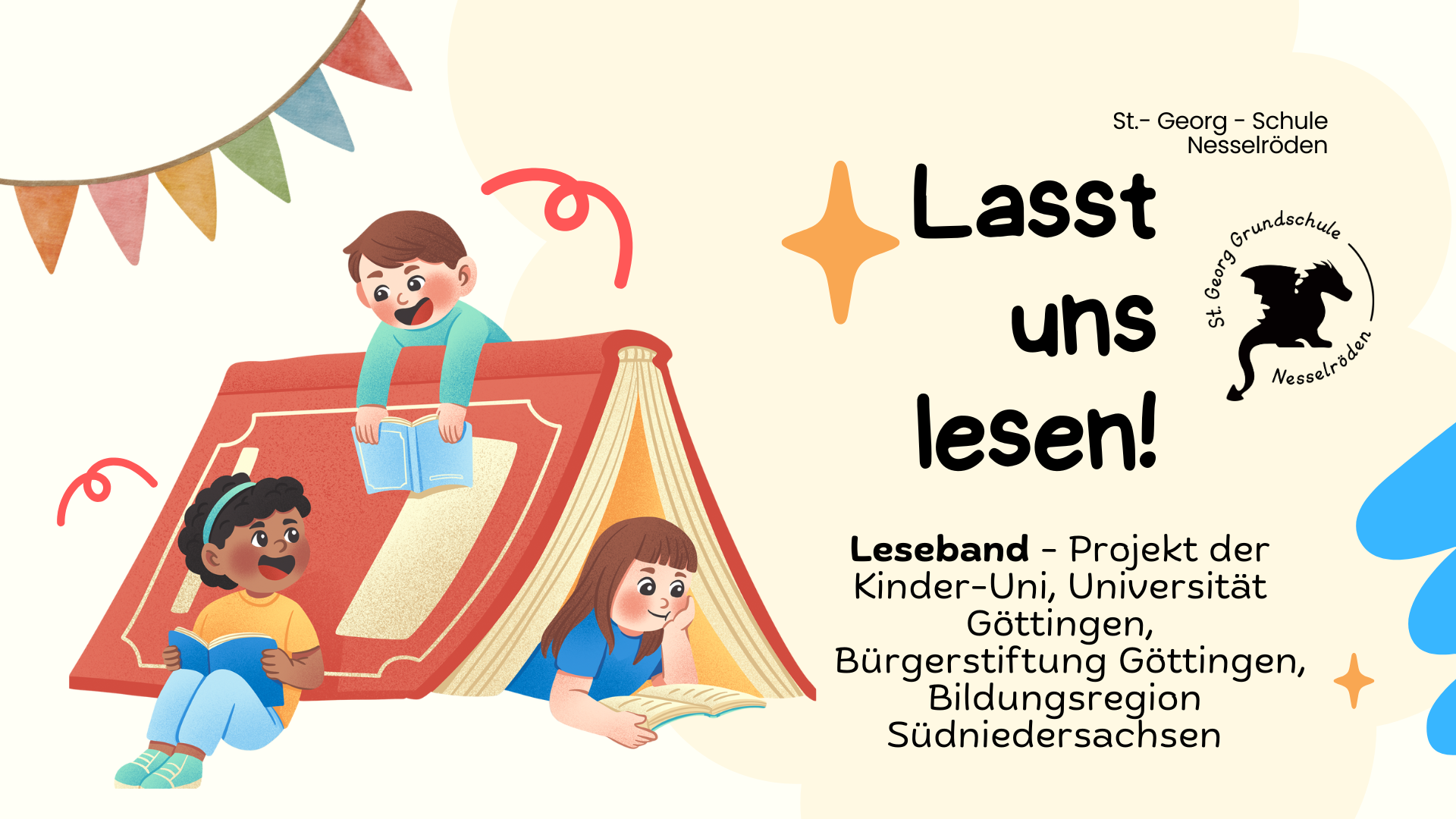 Beige And Blue Cute Illustrative How To Improve Reading Guide Presentation